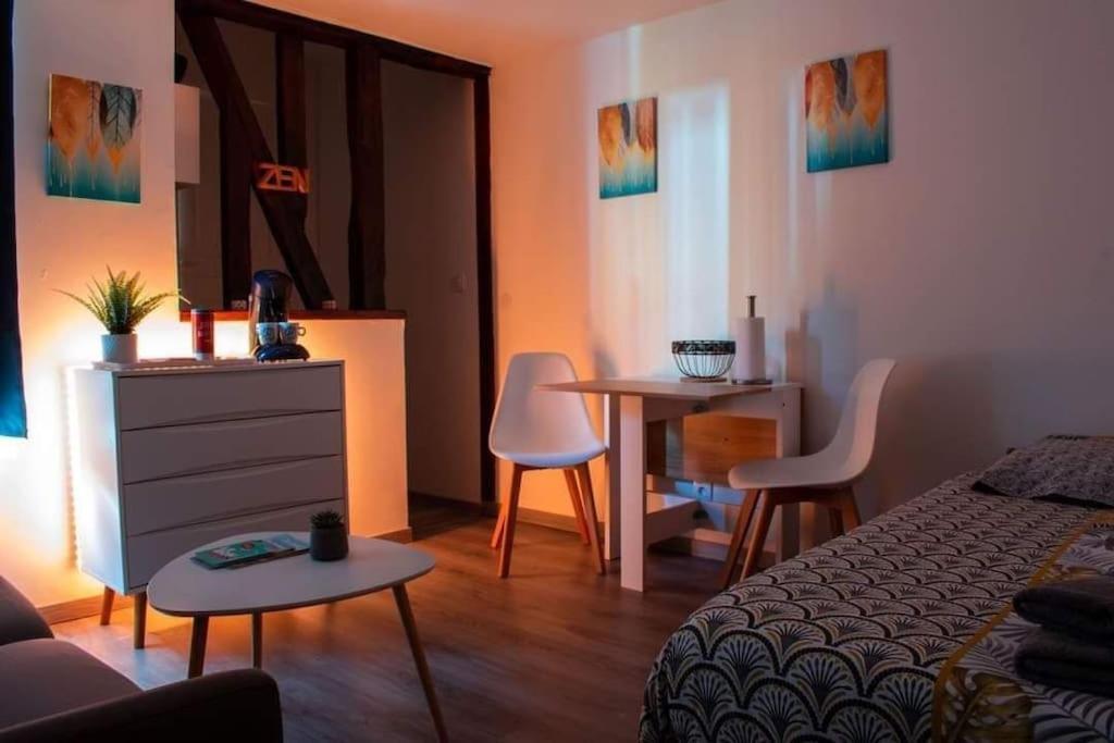Studio Charmant Confortable Tv Centre Ville ลูวิเยร์ ภายนอก รูปภาพ