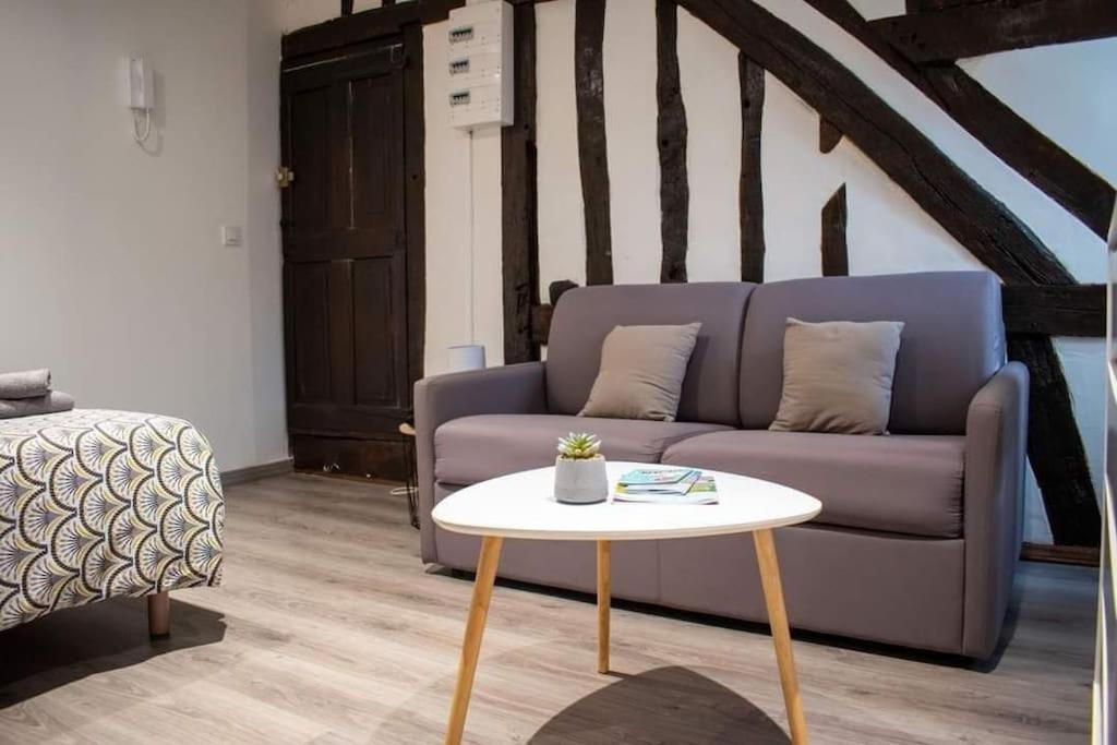 Studio Charmant Confortable Tv Centre Ville ลูวิเยร์ ภายนอก รูปภาพ